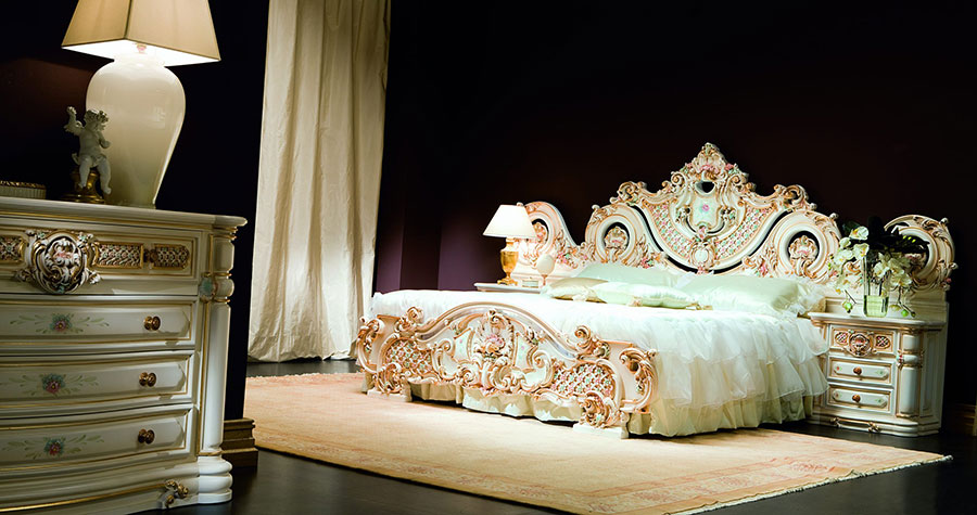 Idee camera da letto stile barocco 11