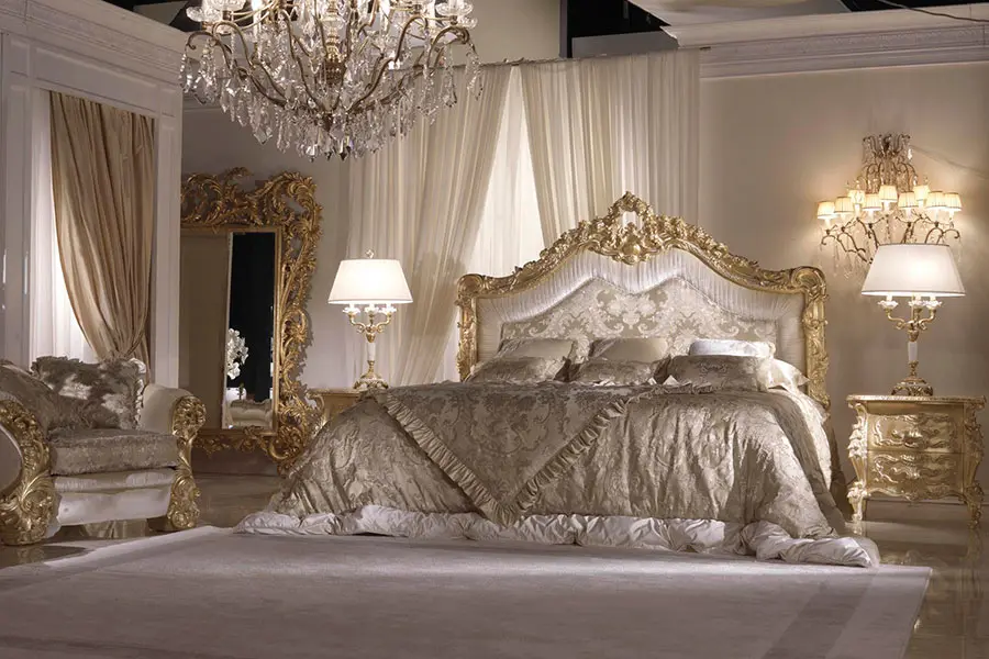 Idee camera da letto stile barocco 13