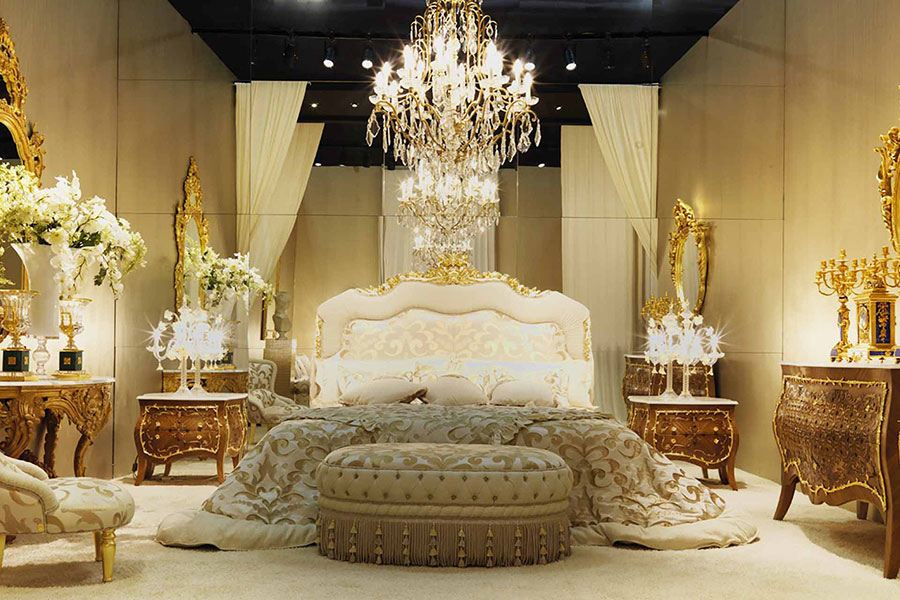 Idee camera da letto stile barocco 14