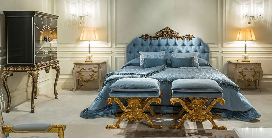 Idee camera da letto stile barocco 17
