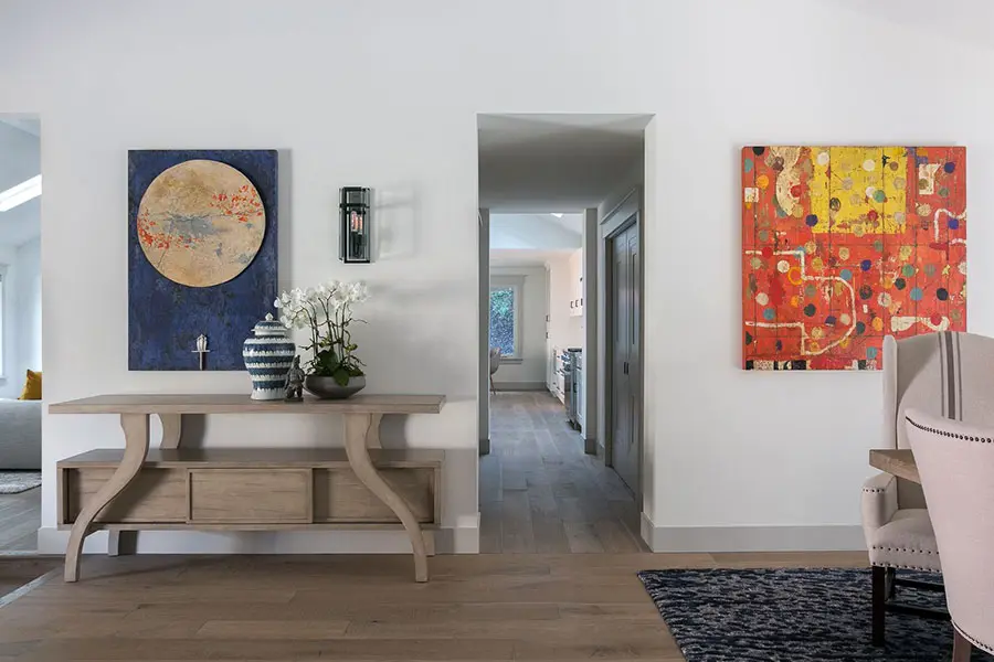 Panca da ingresso e contenitore con cuscino 2 cassetti Bianco