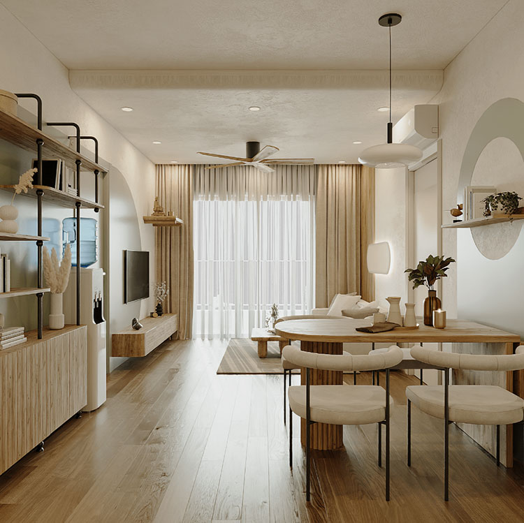 Idee per arredare cucina soggiorno open space 15 mq n.35