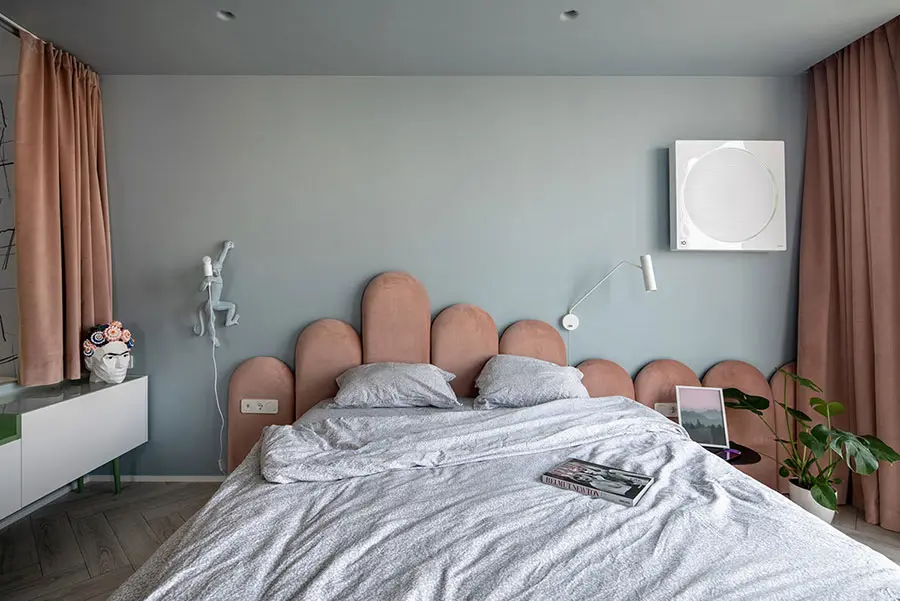 Idee colori pastello per pareti della camera da letto n. 02