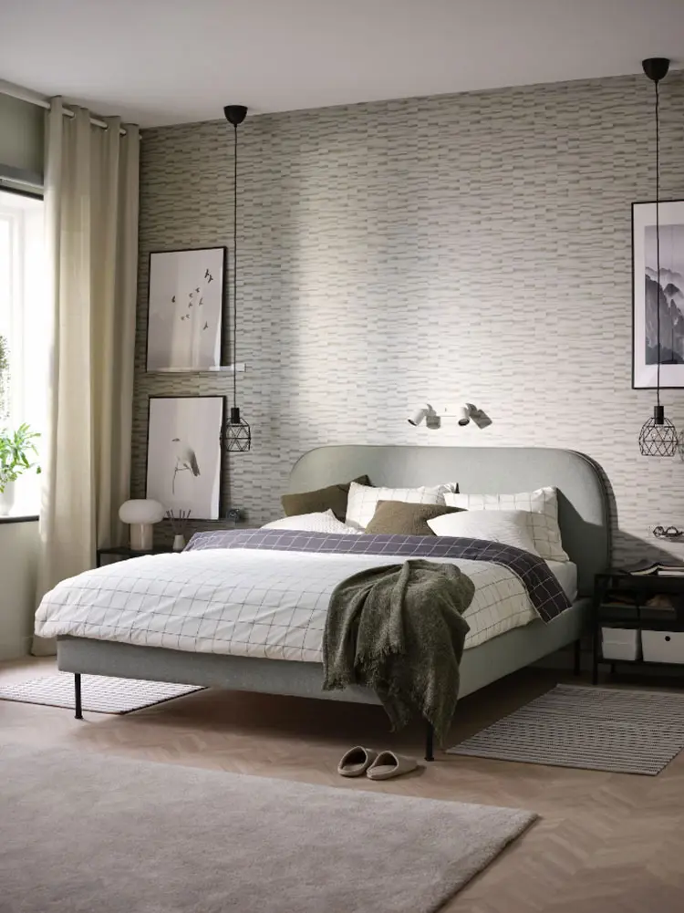 Idee per arredare una camera da letto stile industriale Ikea n.03