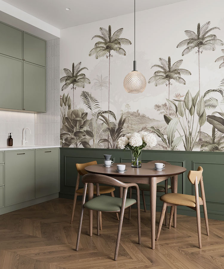 ABAKUHAUS Tappeto Runner Per Tavolo 40x180 Cm - Londra, Stile Americano, Decorazione Da Pranzo Multicolore, Lavabile In Lavatrice
