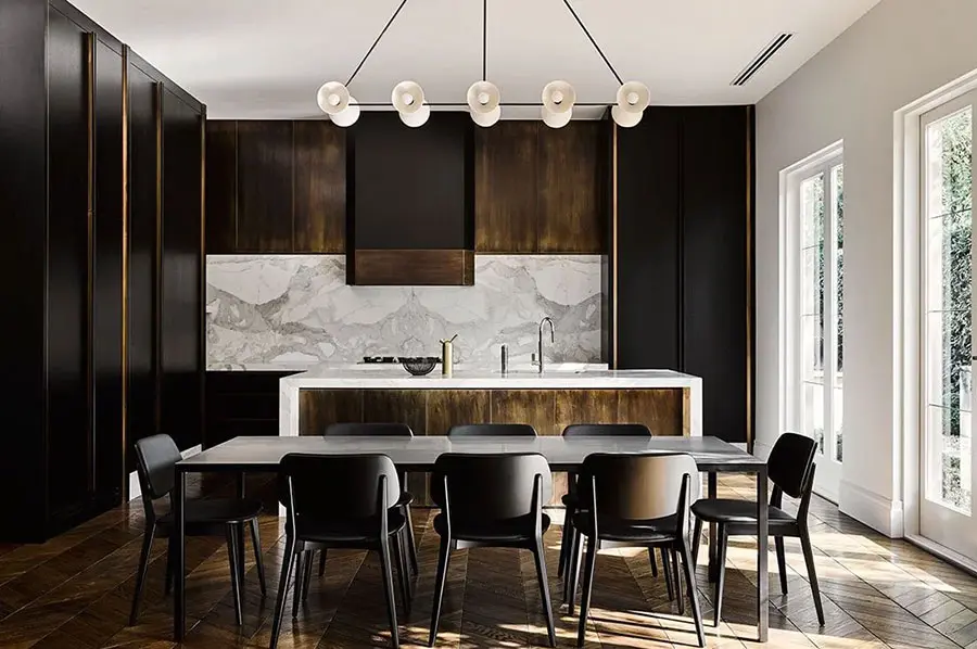 Cucina Effetto Marmo e Legno: 37 Idee a cui Ispirarsi | MondoDesign.it