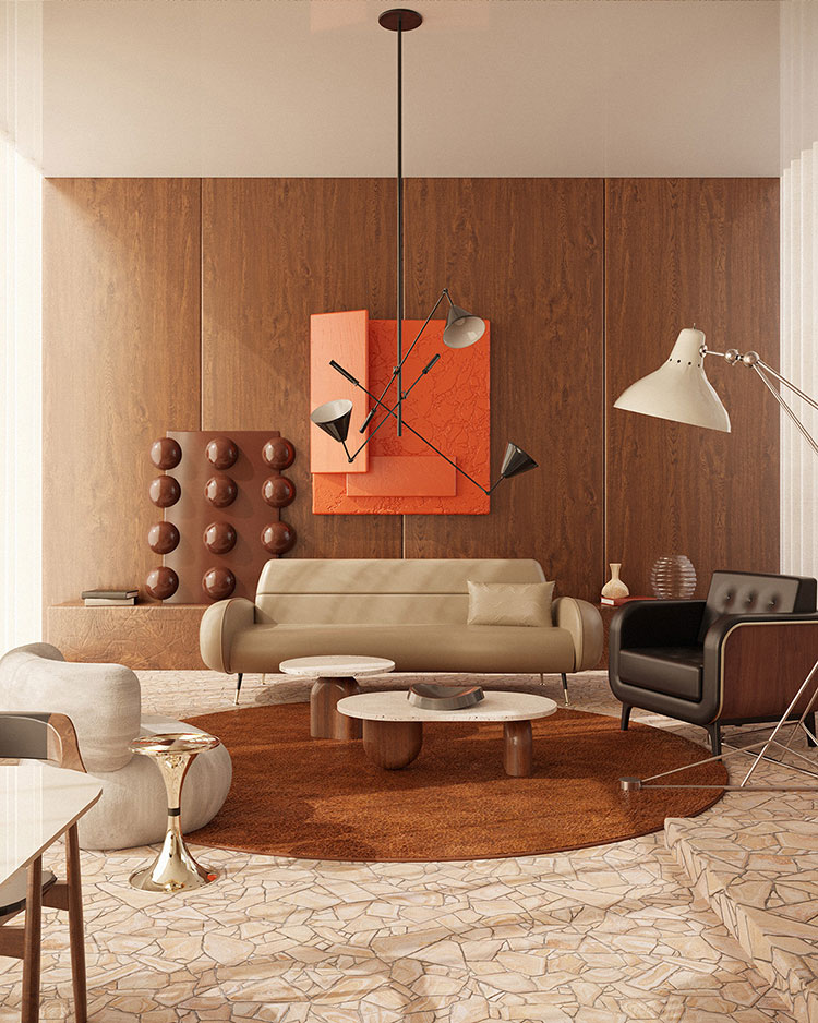 Idee e soluzioni per appendere i quadri dietro al divano n.02