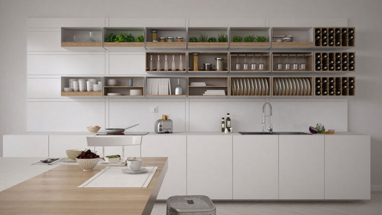 Cucina con Mensole a Vista: 27 Idee Versatili | MondoDesign.it