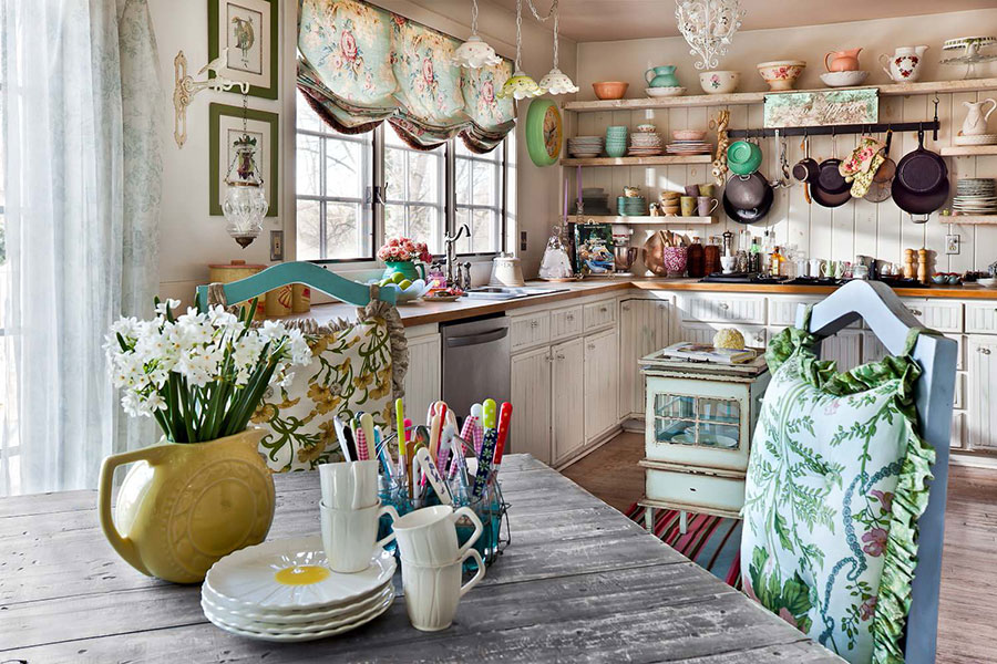 Cucina shabby chic in stile provenzale n.31