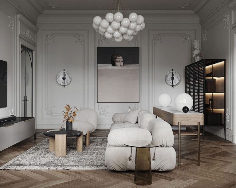 Idee per Soggiorno con Arredamento Misto Moderno e Antico | MondoDesign.it