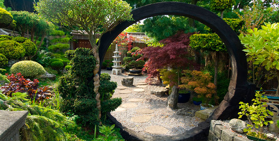 Immagini di giardini zen