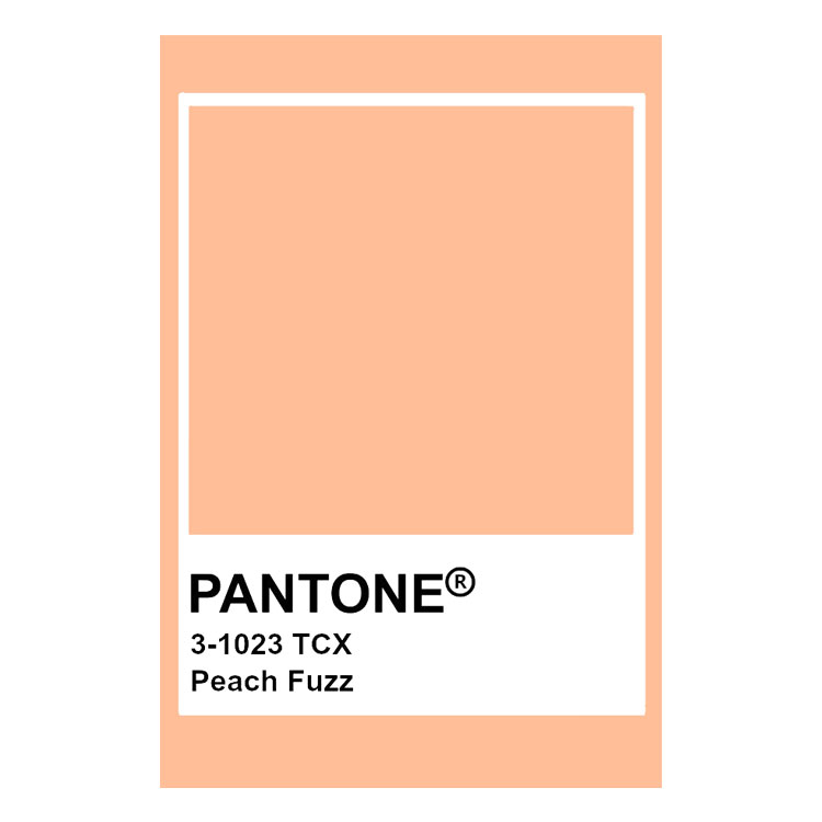 Colore Peach Fuzz Pantone