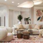 Idee per un soggiorno mid century modern