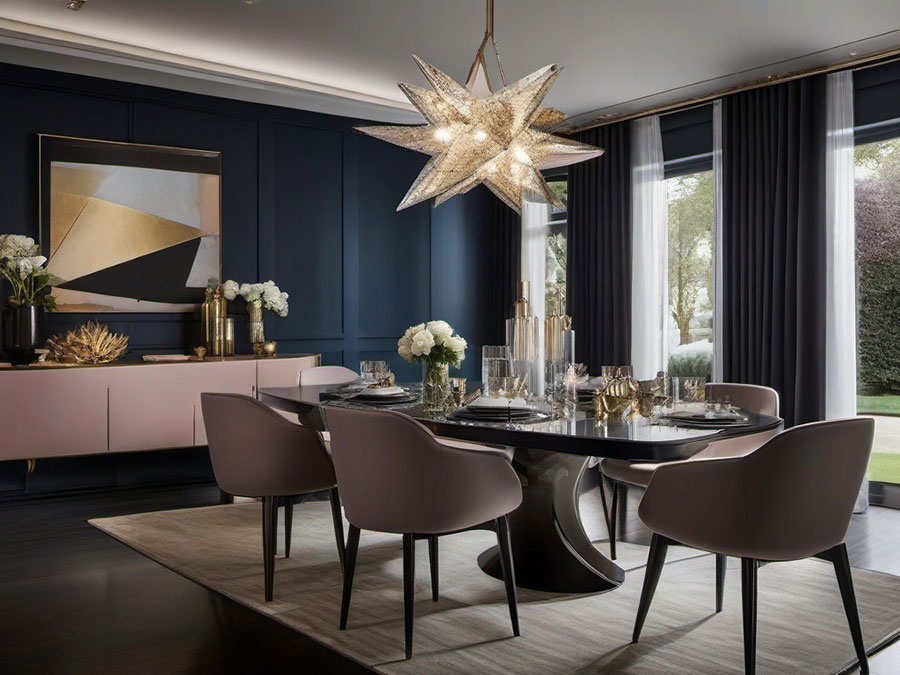 Idee per arredare una sala da pranzo elegante n.1