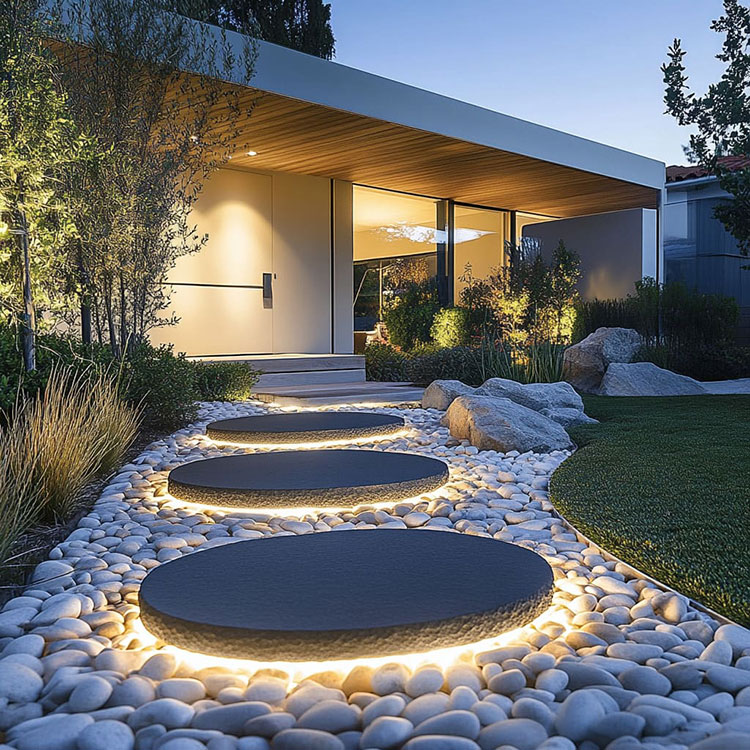 Idee per segnapasso a LED per esterni n.05