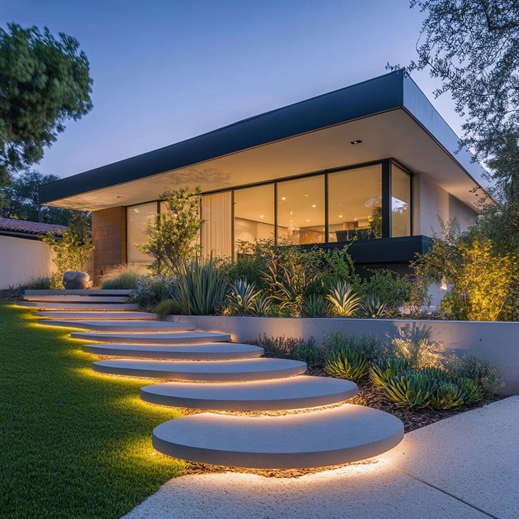 Idee per segnapasso a LED per esterni n.17