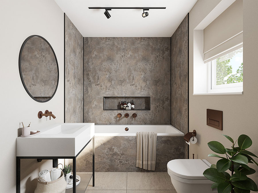 Arredamento bagno quadrato 01 Idee per arredare un bagno quadrato n.01