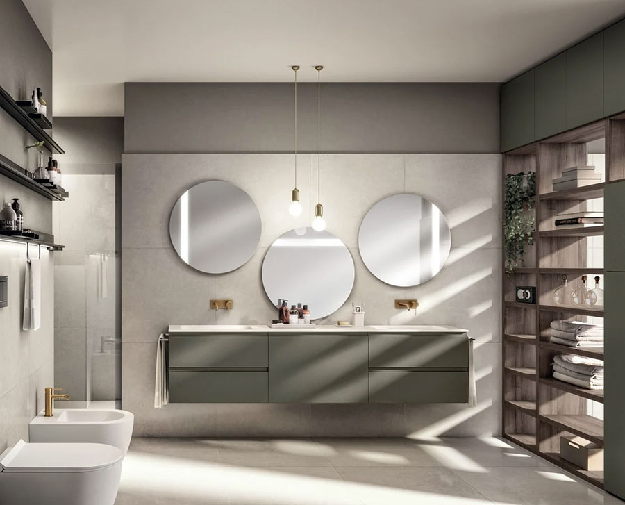 Arredamento bagno quadrato 04 Idee per arredare un bagno quadrato n.04