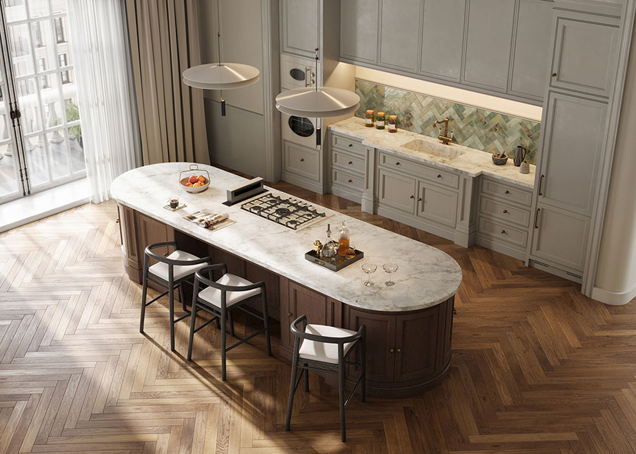Arredamento interni casa stile neoclassico 07 Foto interni casa stile neoclassico n.07