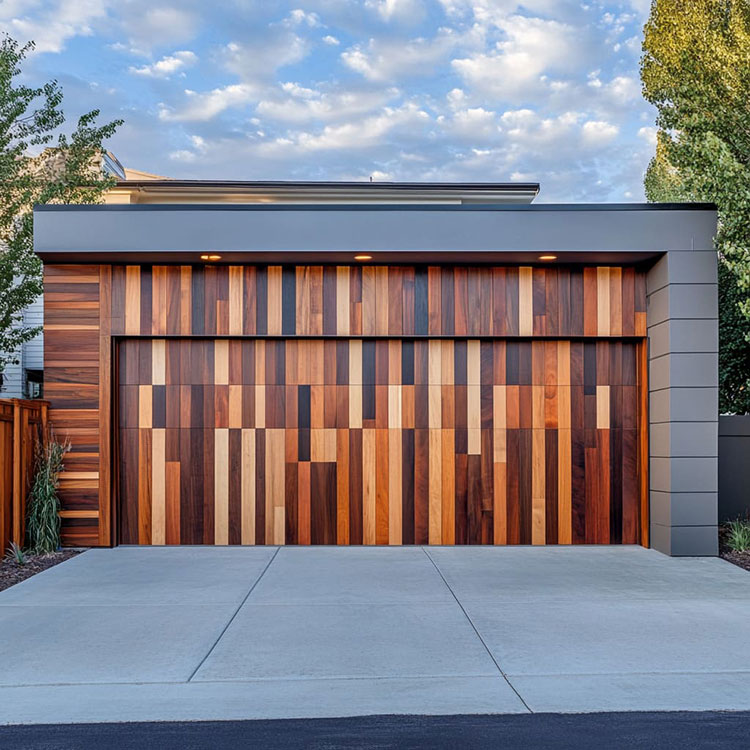 Idee per porta garage moderna n.02