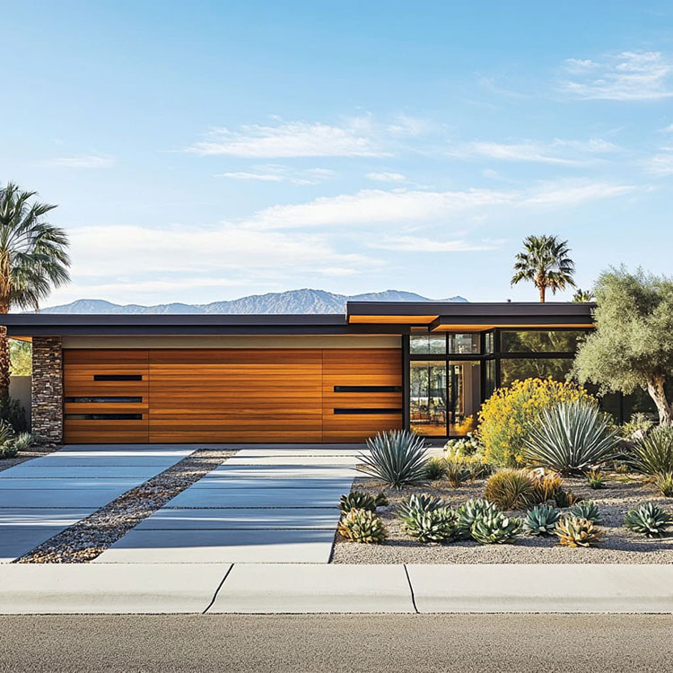 Idee per porta garage moderna n.05