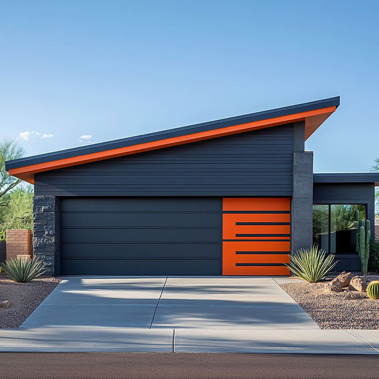 Idee per porta garage moderna n.14