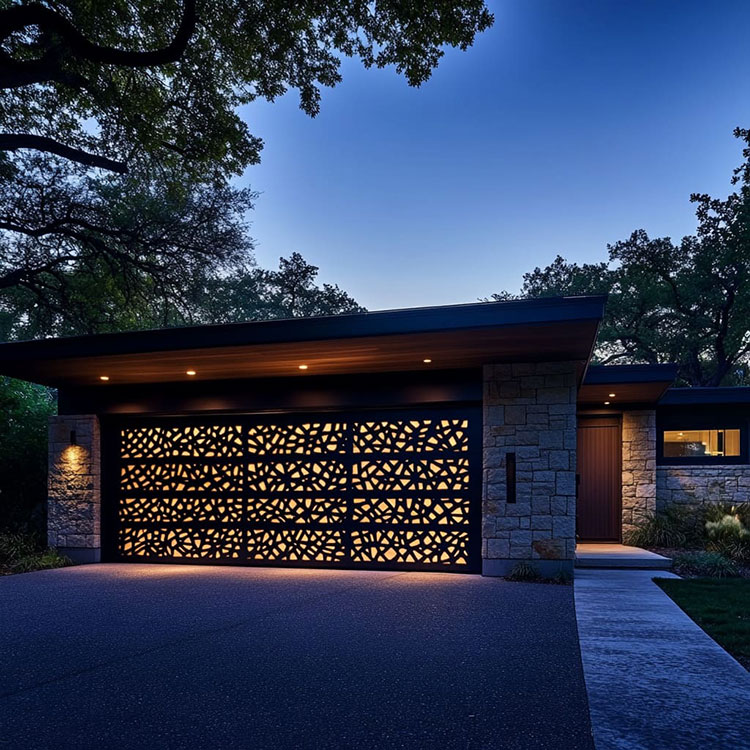 Idee per porta garage moderna n.17
