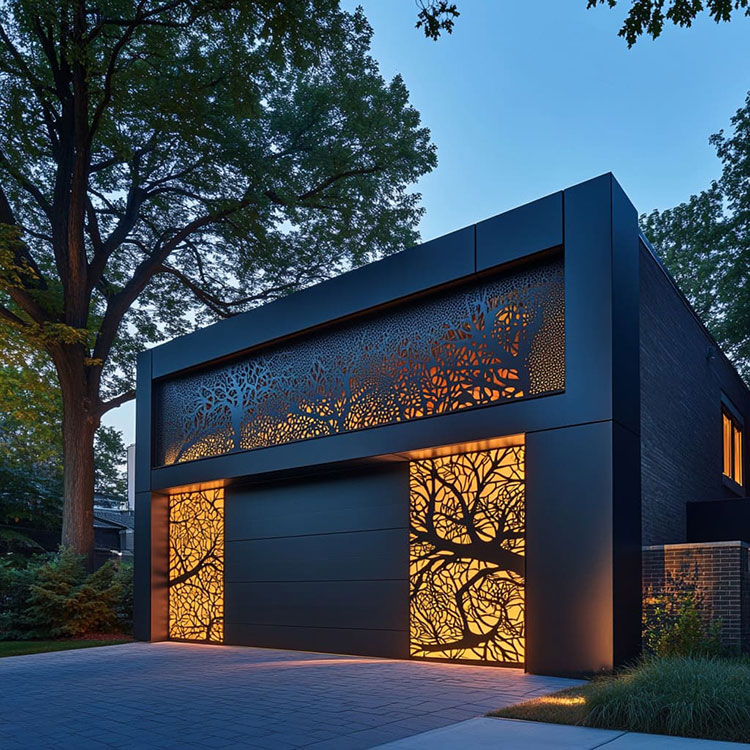 Idee per porta garage moderna n.18