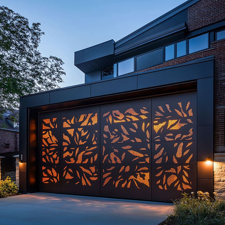 Idee per porta garage moderna n.19