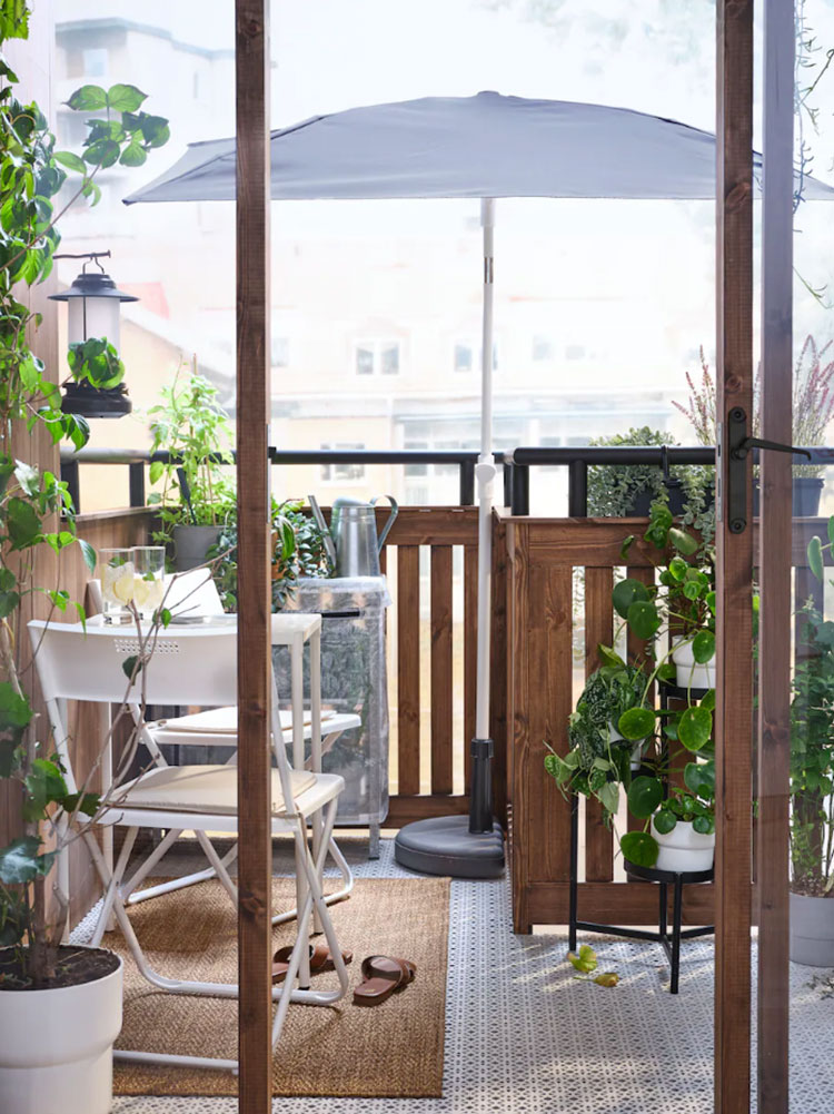 Arredamento balcone piccolo Ikea 04 Idee arredamento balcone piccolo Ikea n.04