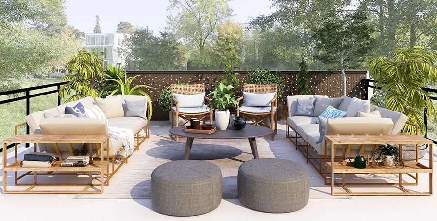 Come arredare un terrazzo di 30 mq