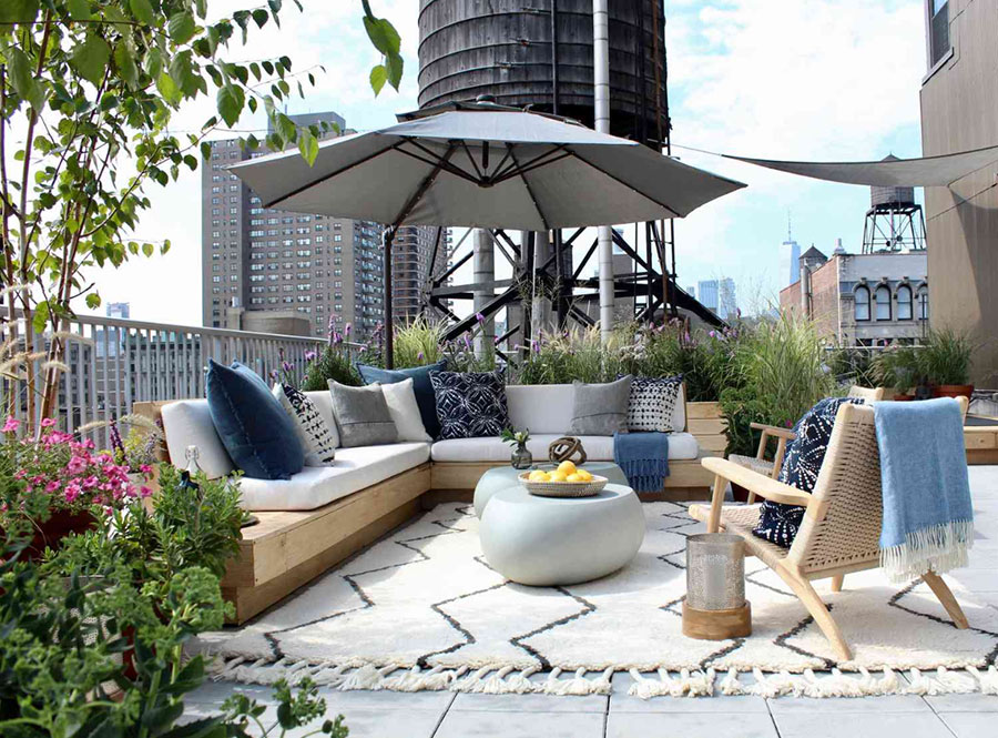 Come arredare un terrazzo di 30 mq n.8