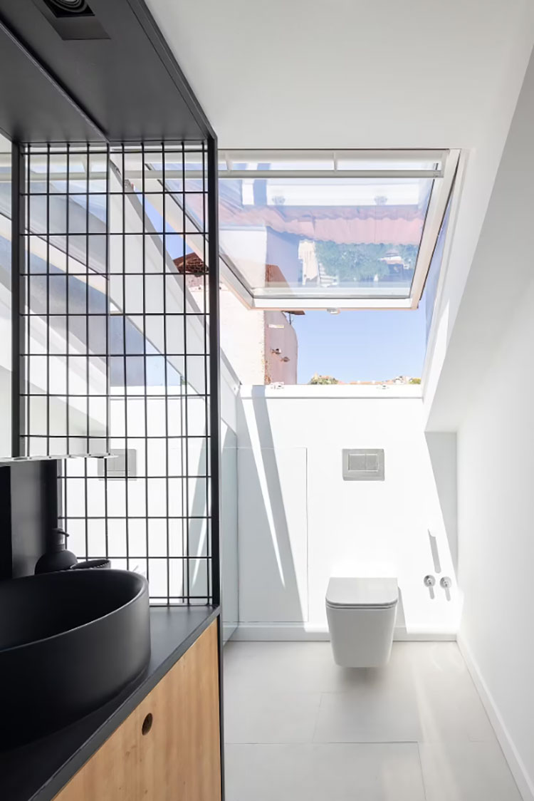 Arredamento mansarda open space n.61