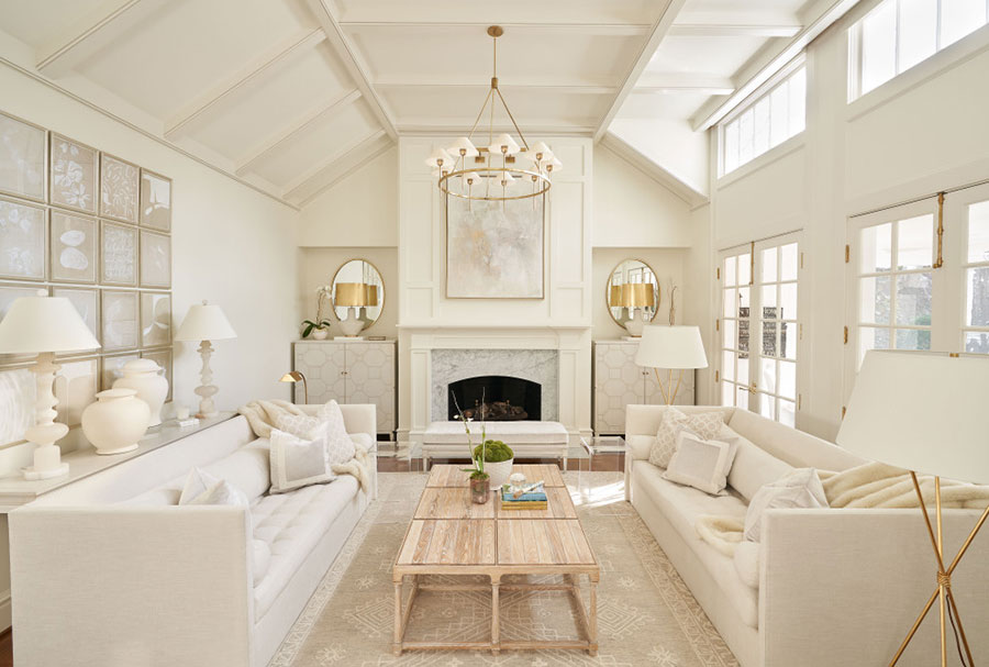 Idee per arredare un soggiorno shabby chic moderno n.3