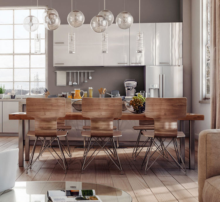 Idee per cucina con pareti colore tortora n.5