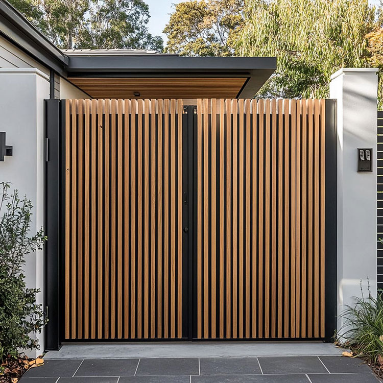Idee per cancello d'ingresso di una villetta moderna n.12