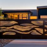 Idee cancello ingresso villetta moderna