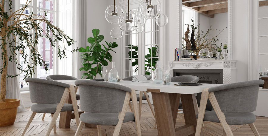 Come scegliere le lampade di design per la sala da pranzo