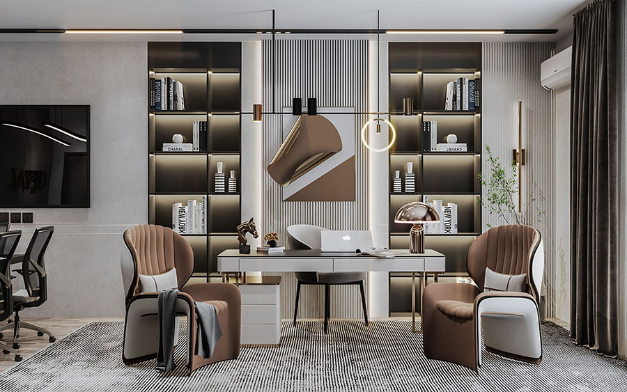Ufficio di lusso 33 Come arredare un ufficio di lusso n.33