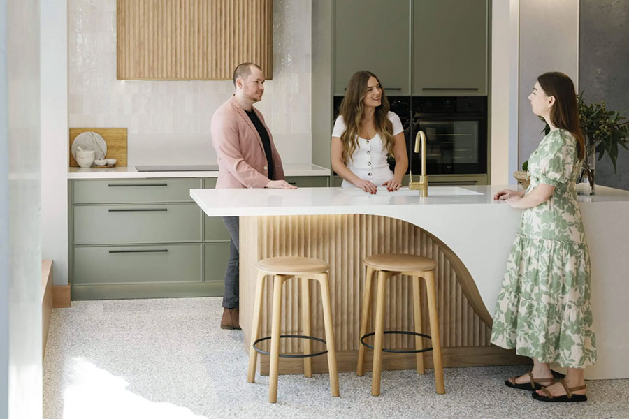 Idee originali per la forma dell'isola della cucina 5 Soluzioni originali per la forma dell'isola della cucina n.5