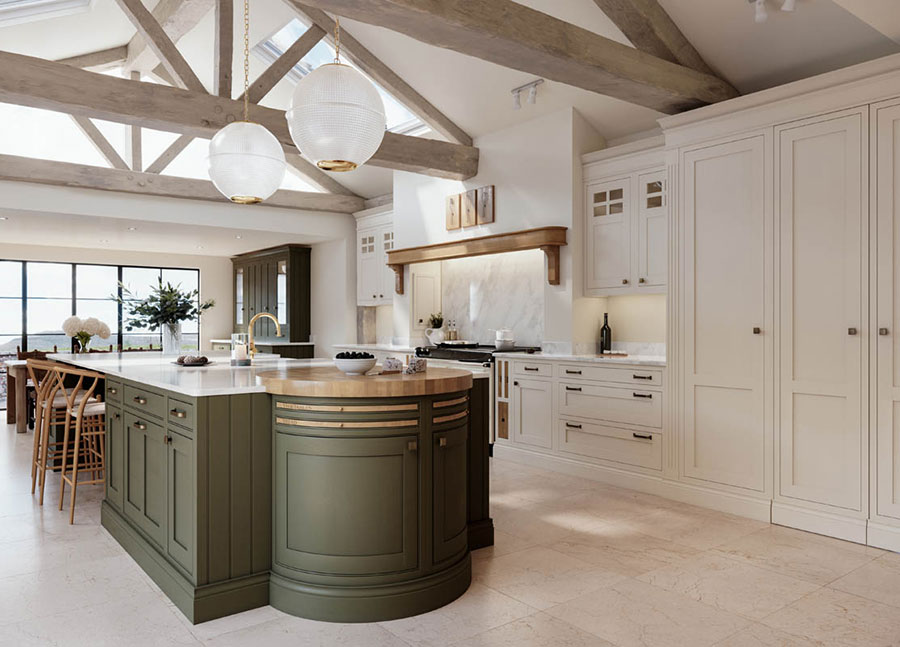 Idee originali per la forma dell'isola della cucina 8 Soluzioni originali per la forma dell'isola della cucina n.8