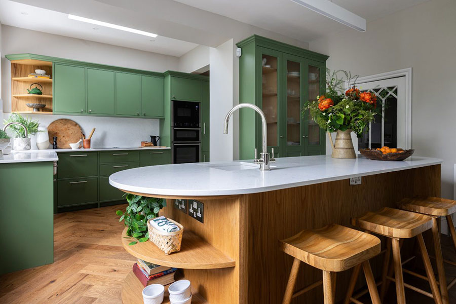 Idee originali per i materiali dell'isola della cucina 4 Soluzioni originali per i materiali dell'isola della cucina n.4