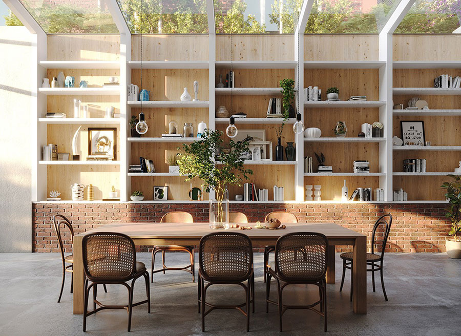 Idee originali per arredare la sala da pranzo n.02