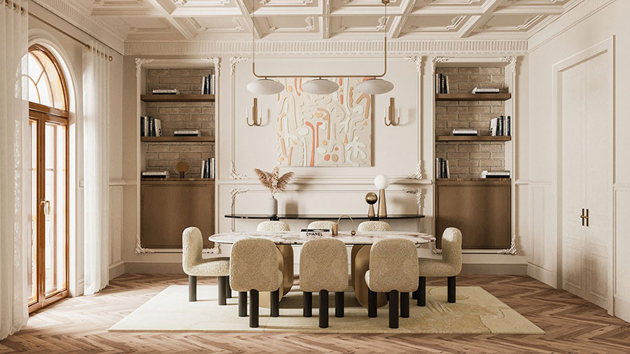 Idee originali per arredare la sala da pranzo n.05