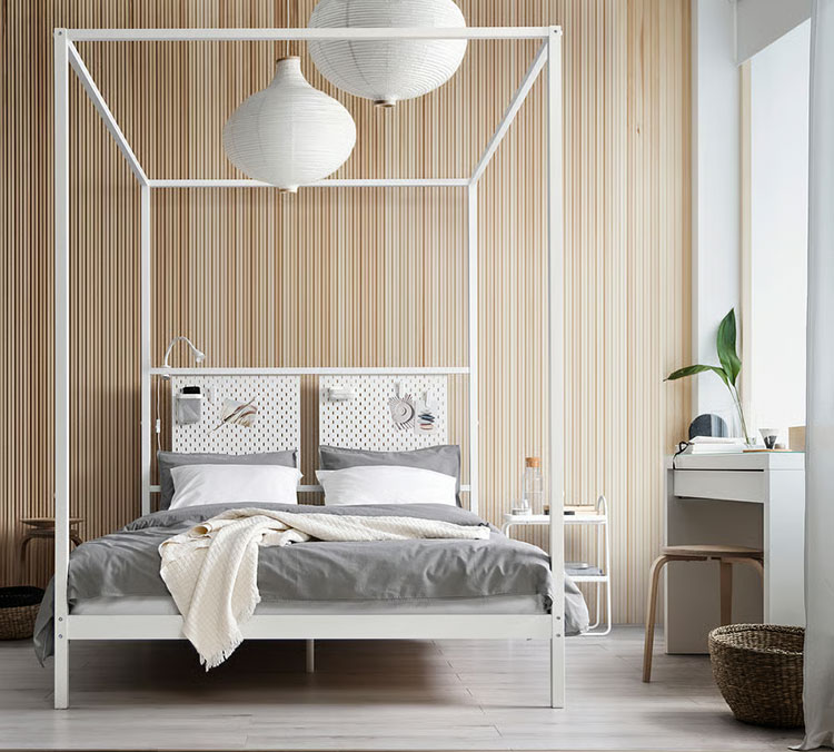 Modello di letto a baldacchino Ikea n.05