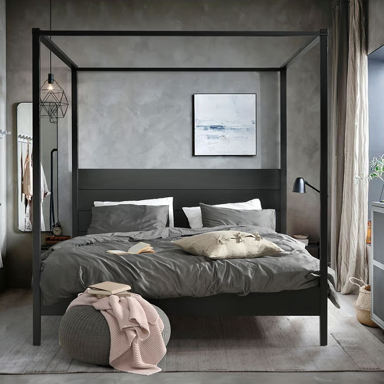 Modello di letto a baldacchino Ikea n.07