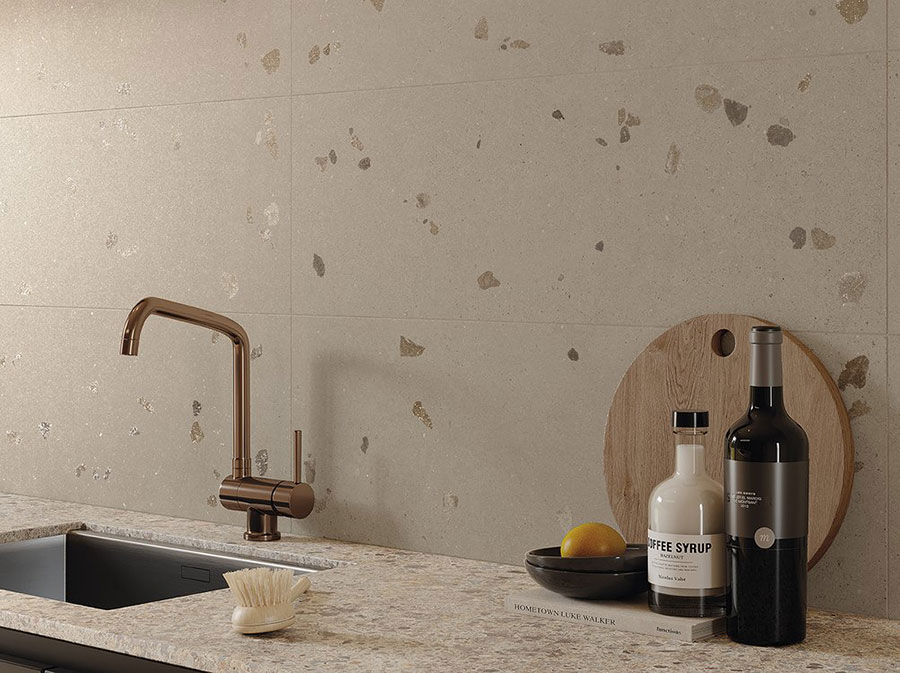 Piastrelle per cucina beige 02 Modello di piastrella per cucina beige n.02