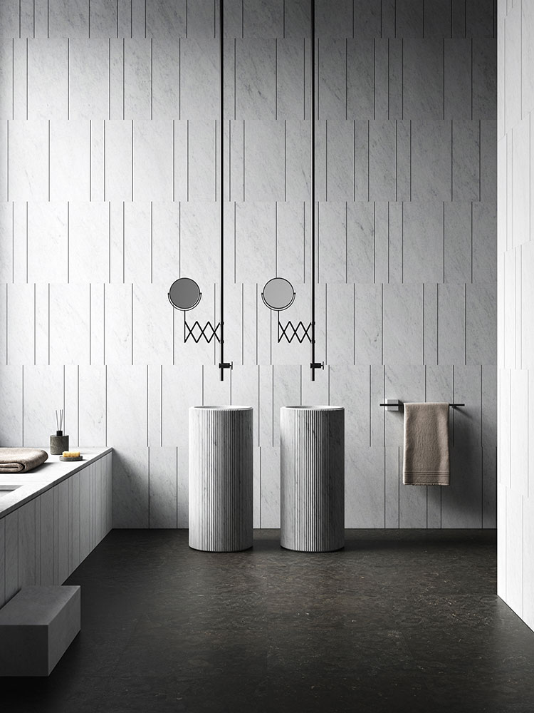 Rivestimenti per bagno moderno di Salvatori 01 Piastrelle per bagno moderno di Salvatori n.01