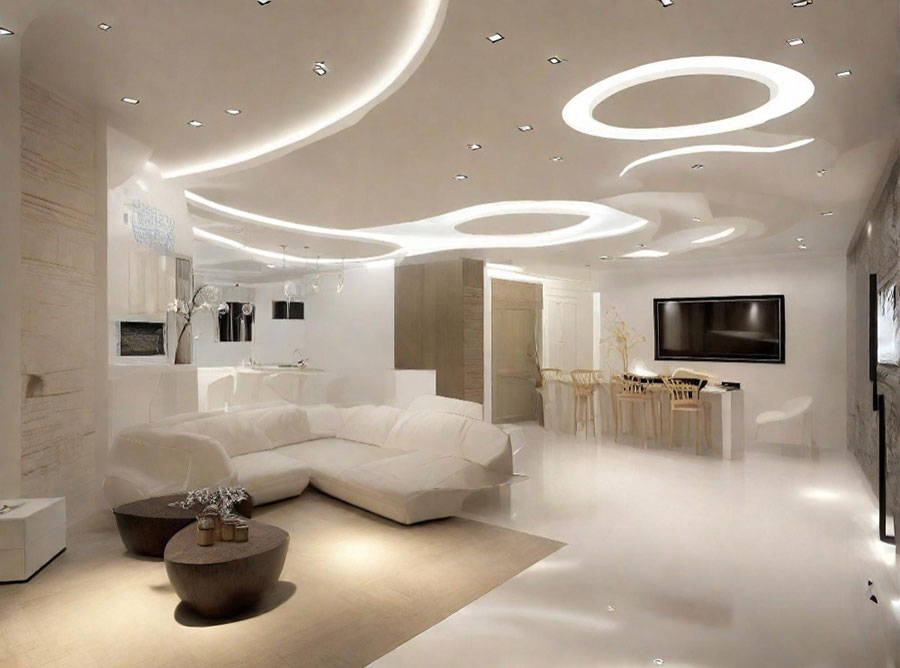 Idee decorazioni controsoffitto n.2