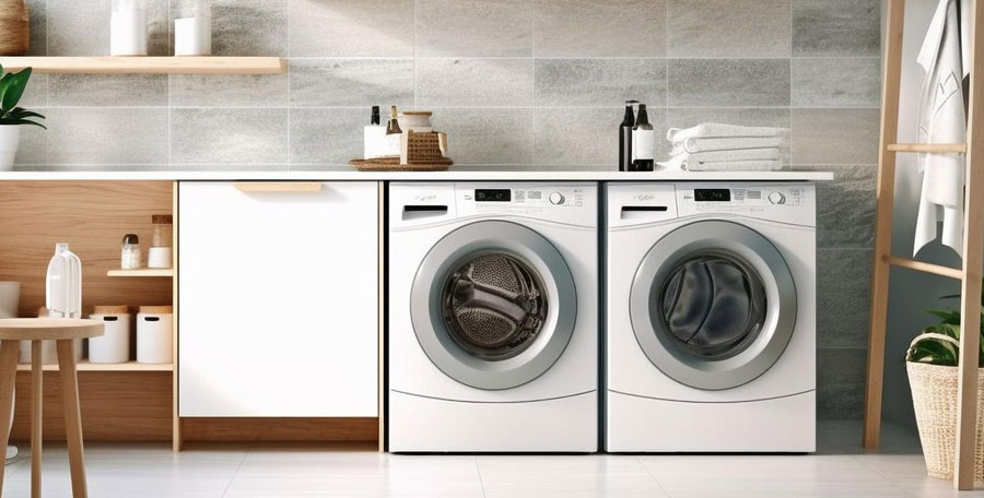 Come progettare una lavanderia stretta e lunga